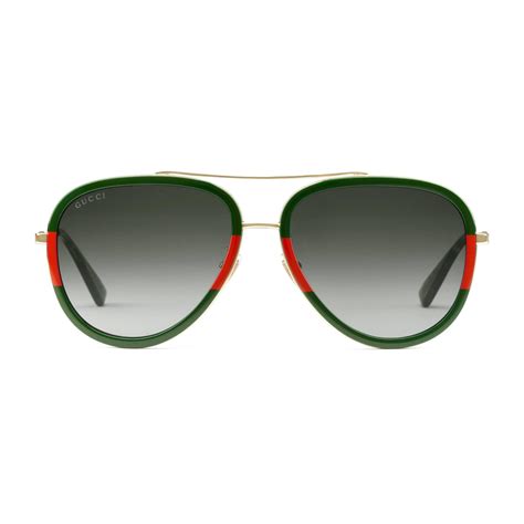 gucci green sunglass